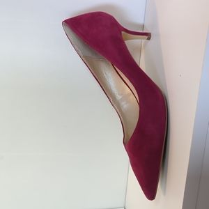 White House Black Market Size 8.5 Phoebe Red Plum Shoes